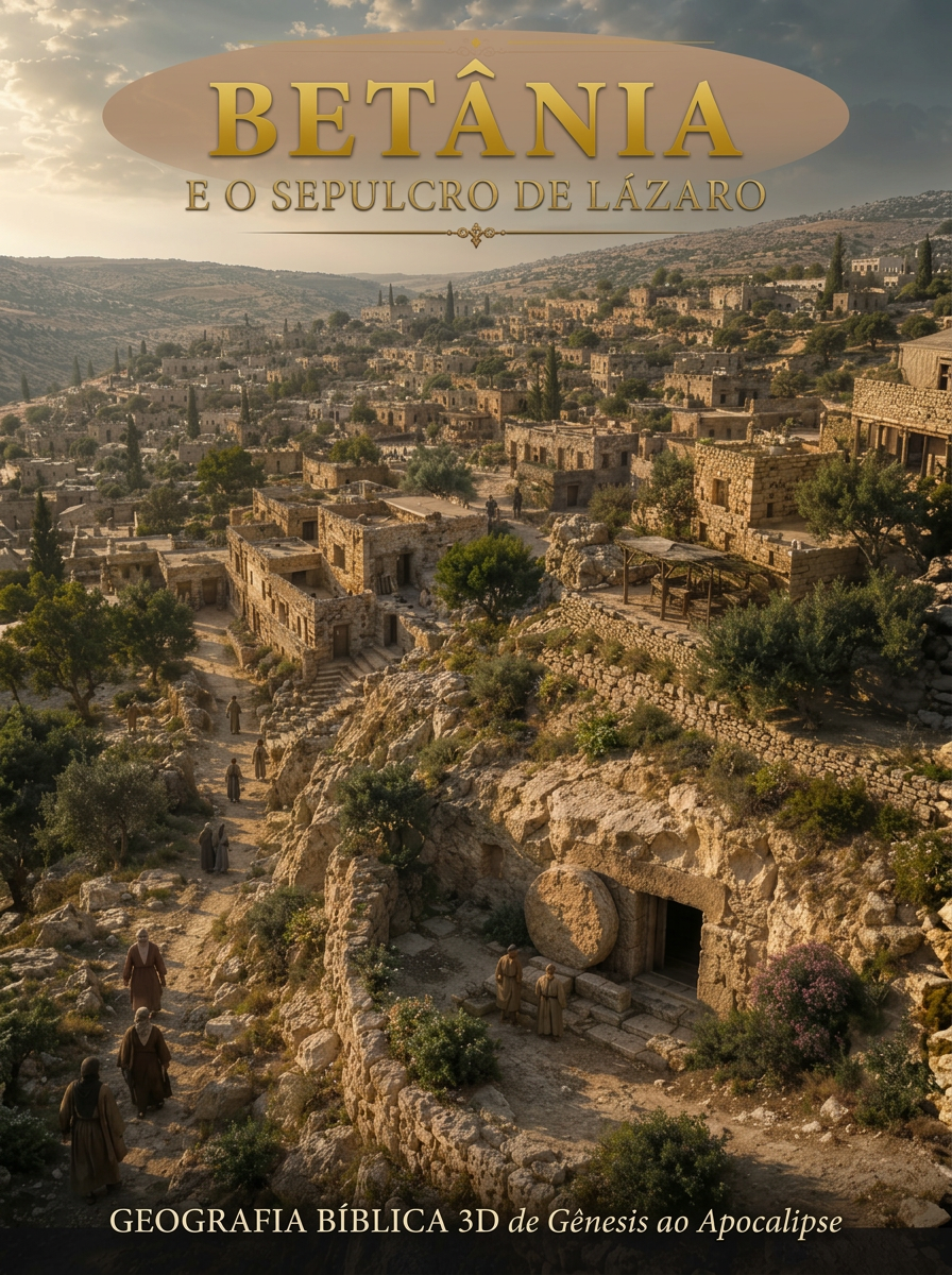 Tela do aplicativo: Betânia e o sepulcro de Lázaro